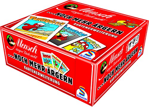 Schmidt Spiele 75017 - Mensch ärgere Dich nicht Kartenerweiterung, rot Schmidt Spiele 75017 - Mensch ärgere Dich nicht Kartenerweiterung, rot von Schmidt