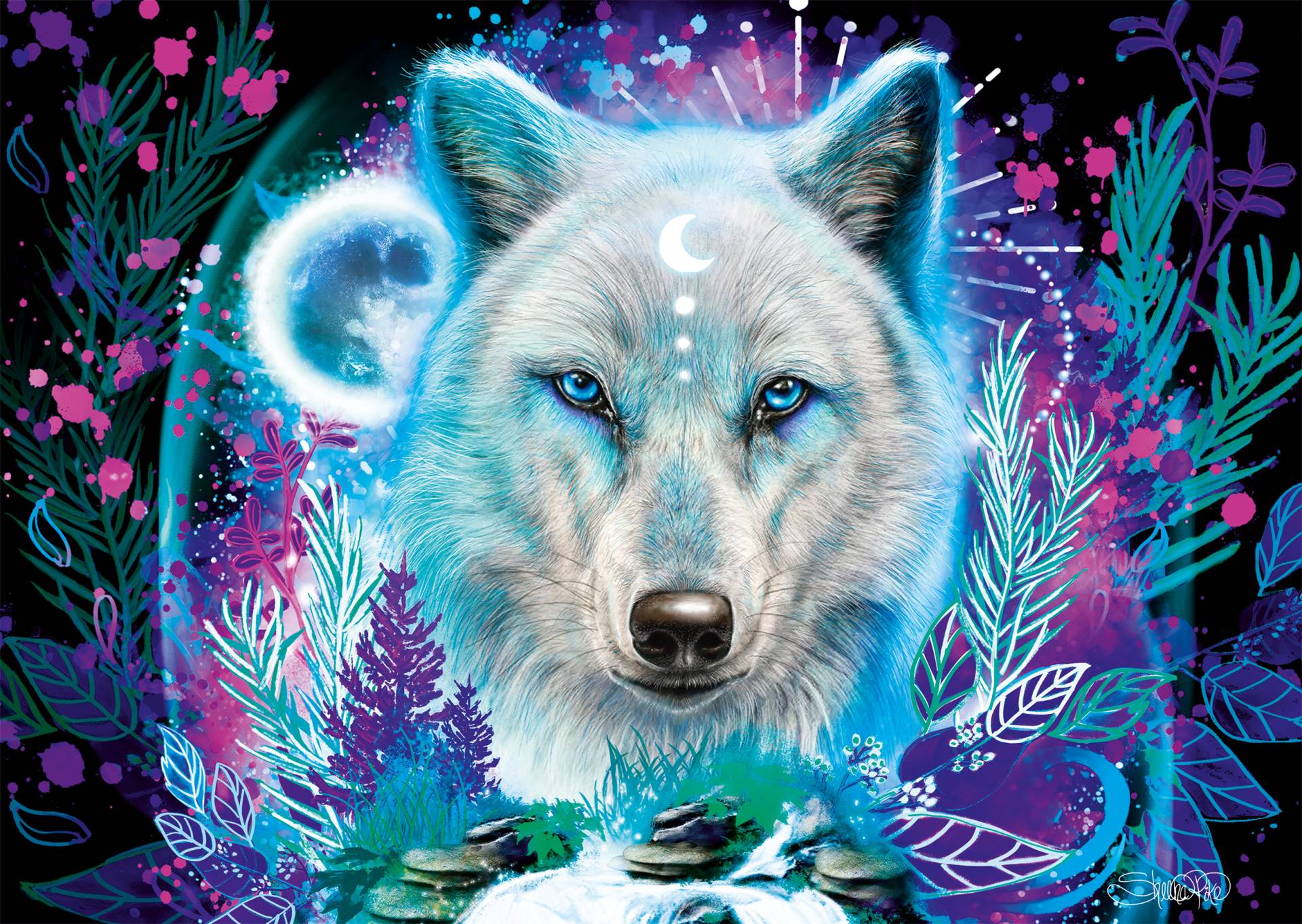 Schmidt Spiele Neon Arktis-Wolf 1000 Teile Puzzle Schmidt-Spiele-58515 Schmidt Spiele Neon Arktis-Wolf 1000 Teile Puzzle Schmidt-Spiele-58515 von Schmidt Spiele