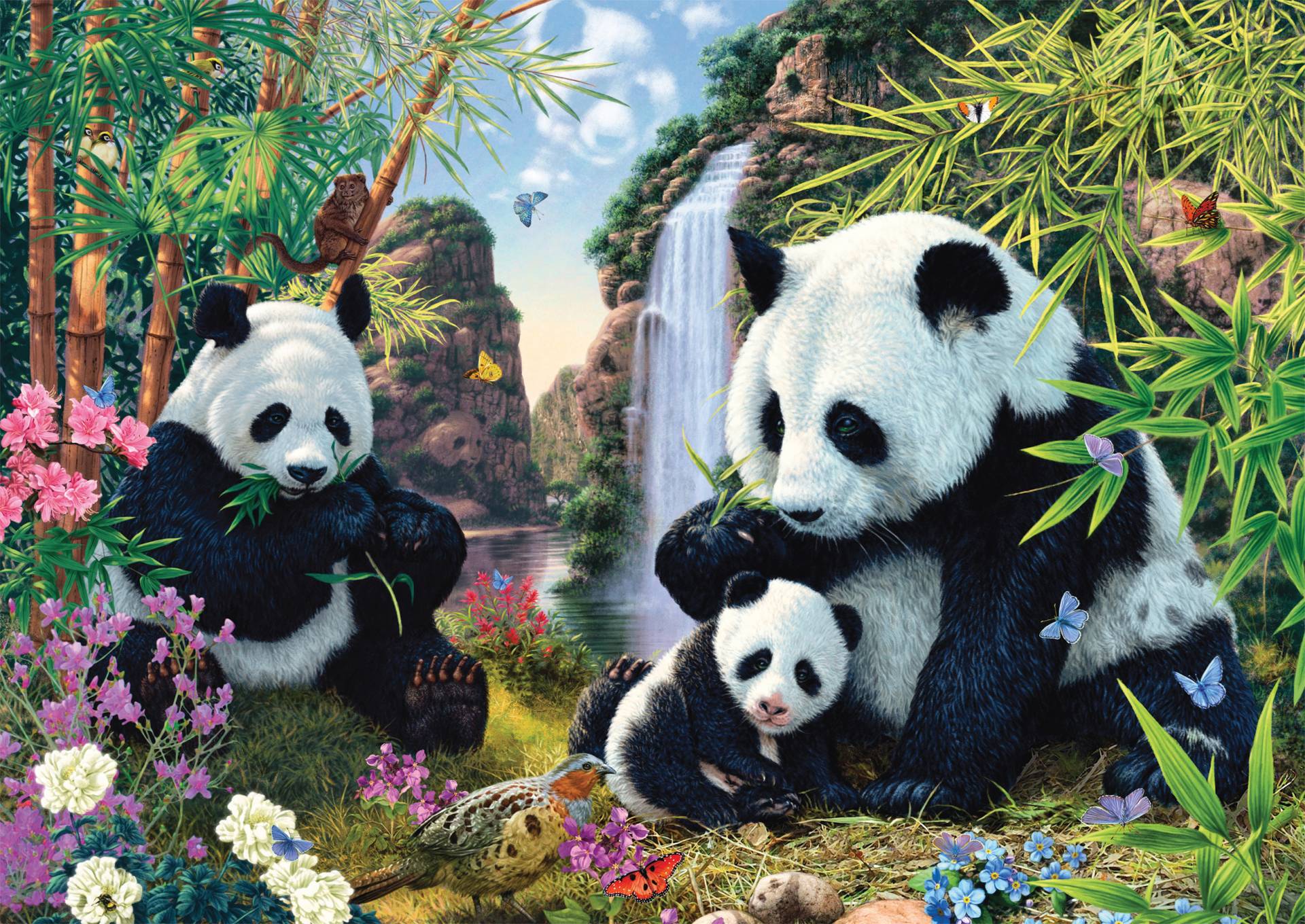 Schmidt Spiele Pandafamilie am Wasserfall 500 Teile Puzzle Schmidt-Spiele-57380 Schmidt Spiele Pandafamilie am Wasserfall 500 Teile Puzzle Schmidt-Spiele-57380 von Schmidt Spiele