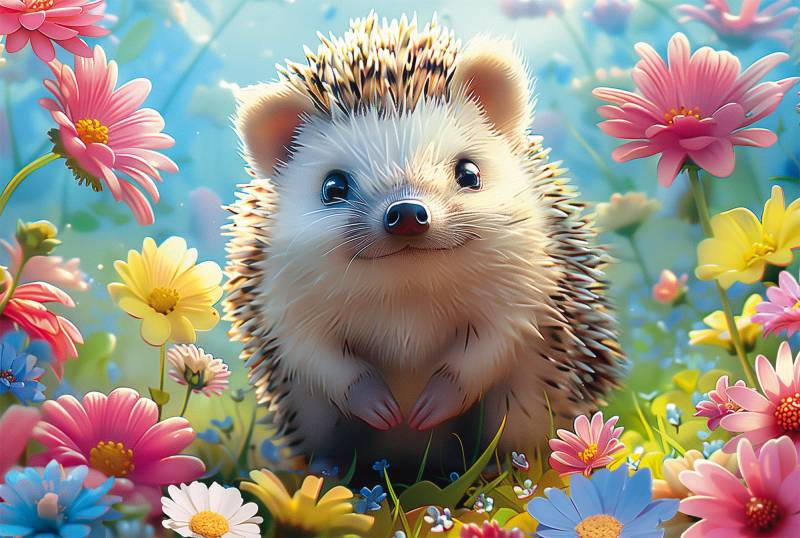 Schmidt Spiele Petit herisson 150 Teile Puzzle Schmidt-Spiele-56584 von Schmidt Spiele