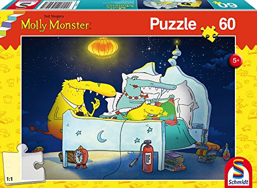 Schmidt Spiele Puzzle 56228 - Molly Monster bekommt EIN Geschwisterchen, 60 Teile von Schmidt Spiele