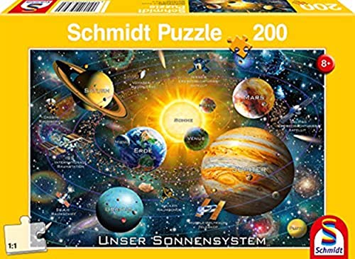 Schmidt Spiele 56308 Unser Sonnensystem, 200 Teile Kinderpuzzle von Schmidt Spiele