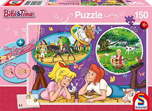 Schmidt Spiele Puzzle 56321 Blocksberg/Bibi & Tina Bibi und Tina, Freundinnen für Immer, 150 Teile Kinderpuzzle, bunt von Schmidt Spiele