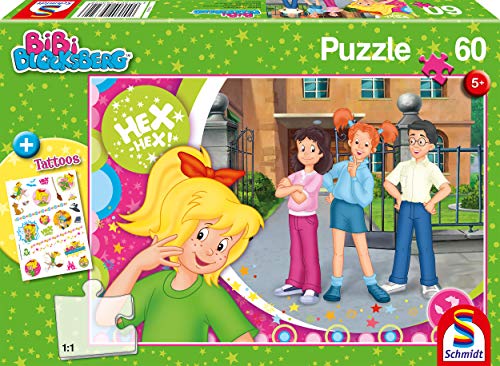 Schmidt Spiele Puzzle 56322 Bibi Blocksberg, Beste Freunde, 60 Teile Kinderpuzzle, bunt von Schmidt Spiele