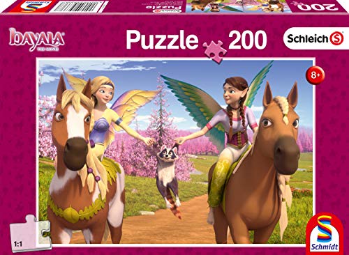 Schmidt Spiele Puzzle 56338 Unterwegs zum Drachenberg, Schleich-Bayala, Kinderpuzzle, 200 Teile, bunt von Schmidt Spiele