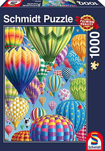Schmidt Spiele Puzzle 58286 Bunte Ballone im Himmel, 1000 Teile Puzzle von Schmidt Spiele