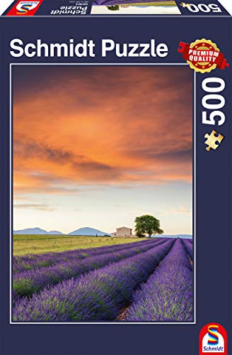 Schmidt Spiele Puzzle 58364 Lavendelfeld, Provence, 500 Teile Puzzle, bunt Schmidt Spiele Puzzle 58364 Lavendelfeld, Provence, 500 Teile Puzzle, bunt von Schmidt