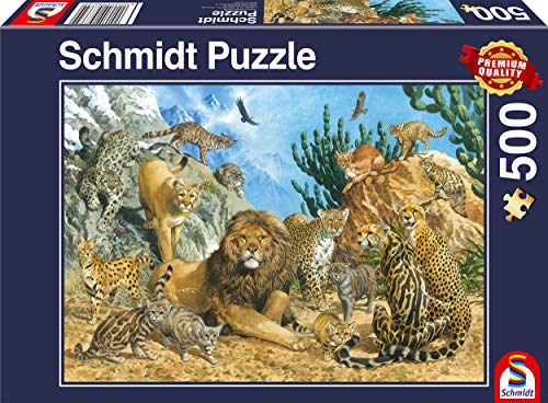 Schmidt Spiele Puzzle 58372 Großkatzen, 500 Teile Puzzle, bunt von Schmidt Spiele