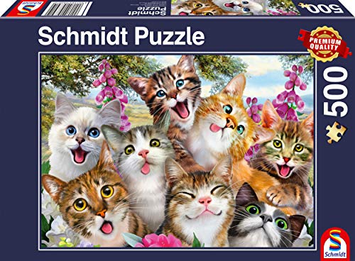 Schmidt Spiele 58391 Katzen-Selfie, 500 Teile Puzzle Schmidt Spiele 58391 Katzen-Selfie, 500 Teile Puzzle von Schmidt