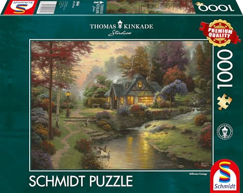 Schmidt Spiele Puzzle 58464 - Thomas Kinkade, Friedliche Abendstimmung, 1.000 Teile Puzzle Schmidt Spiele Puzzle 58464 - Thomas Kinkade, Friedliche Abendstimmung, 1.000 Teile Puzzle von Schmidt