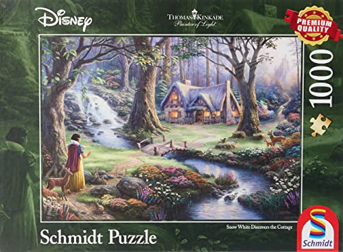 Schmidt Spiele 59485 Thomas Kinkade, Disney Schneewittchen, 1000 Teile Puzzle von Schmidt Spiele
