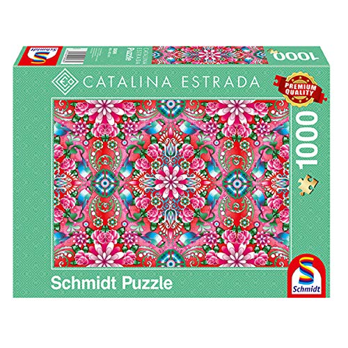 Schmidt Spiele Puzzle 59586 Catalina Estrada, Roter Rosenstock, 1000 Teile von Schmidt Spiele