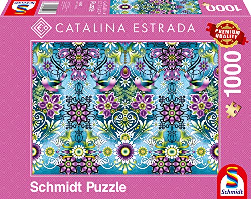Schmidt Spiele Puzzle 59587 Catalina Estrada, Blauer Sperling, 1000 Teile von Schmidt Spiele