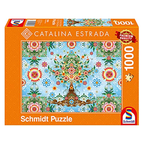 Schmidt Spiele- Puzzle Bunter Baum, 1000 Teile, 59589 von Schmidt
