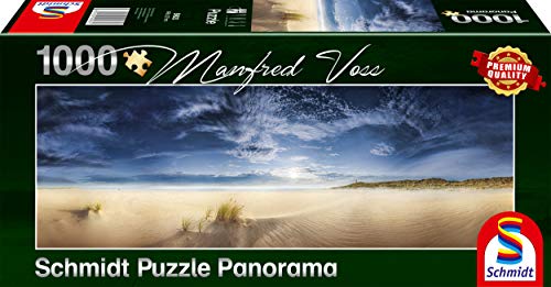 Schmidt Spiele SCH59623 Manfred Voss, Unendliche Weite, Sylt, 1000 Teile Panorama-Puzzle, Bunt von Schmidt