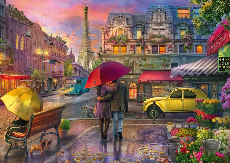Schmidt Spiele Regenzauber in Paris 500 Teile Puzzle Schmidt-Spiele-59713 von Schmidt Spiele