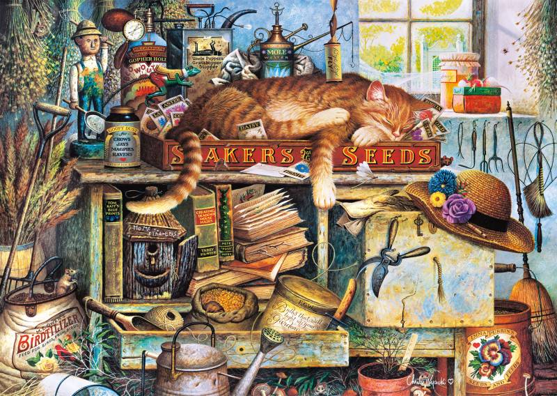 Schmidt Spiele Remington, der Gärtner 1000 Teile Puzzle Schmidt-Spiele-59992 von Schmidt Spiele
