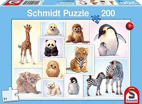 Schmidt Spiele SCH56270 Tierkinder der Wildnis, Kinderpuzzle, 200 Teile, Bunt Schmidt Spiele SCH56270 Tierkinder der Wildnis, Kinderpuzzle, 200 Teile, Bunt von Schmidt
