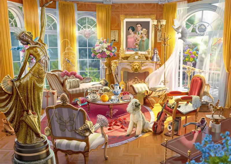 Schmidt Spiele Salon des Orchideenanwesens 1000 Teile Puzzle Schmidt-Spiele-59975 von Schmidt Spiele