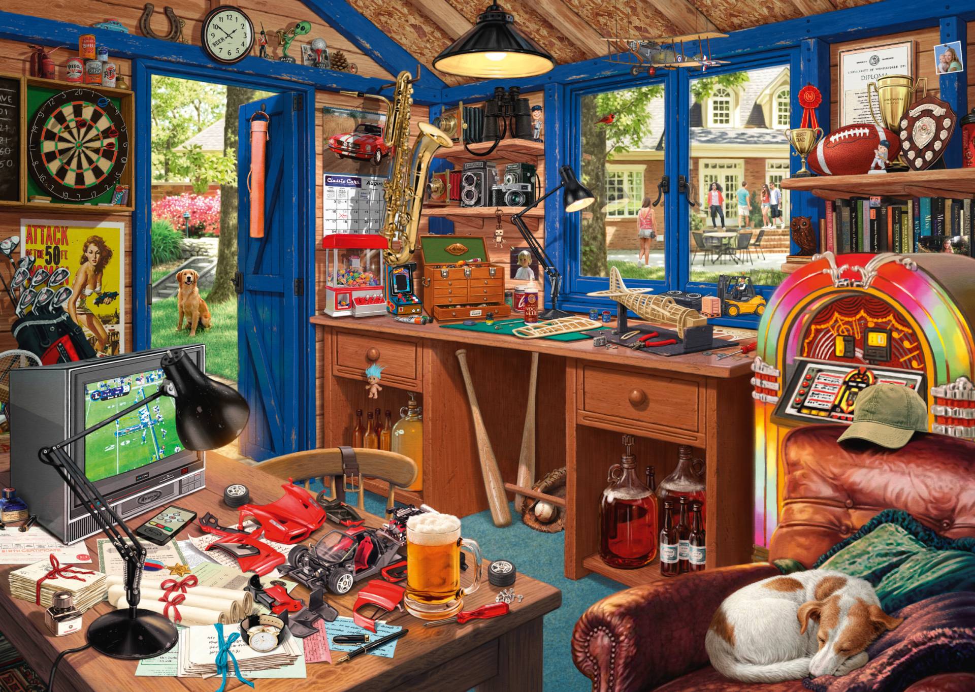 Schmidt Spiele Secret Puzzle - Vaters Werkstatt 1000 Teile Puzzle Schmidt-Spiele-59977 Schmidt Spiele Secret Puzzle - Vaters Werkstatt 1000 Teile Puzzle Schmidt-Spiele-59977 von Schmidt Spiele