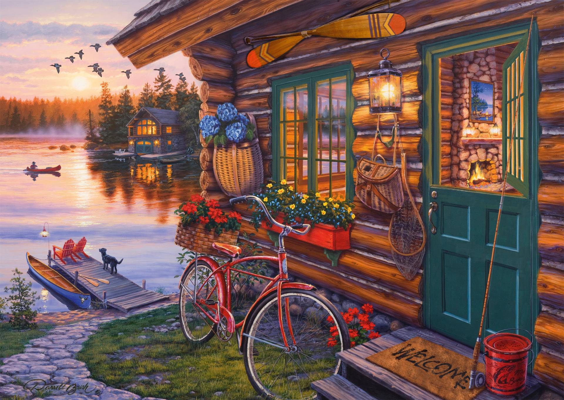 Schmidt Spiele Seehütte mit Fahrrad 1000 Teile Puzzle Schmidt-Spiele-58531 Schmidt Spiele Seehütte mit Fahrrad 1000 Teile Puzzle Schmidt-Spiele-58531 von Schmidt Spiele