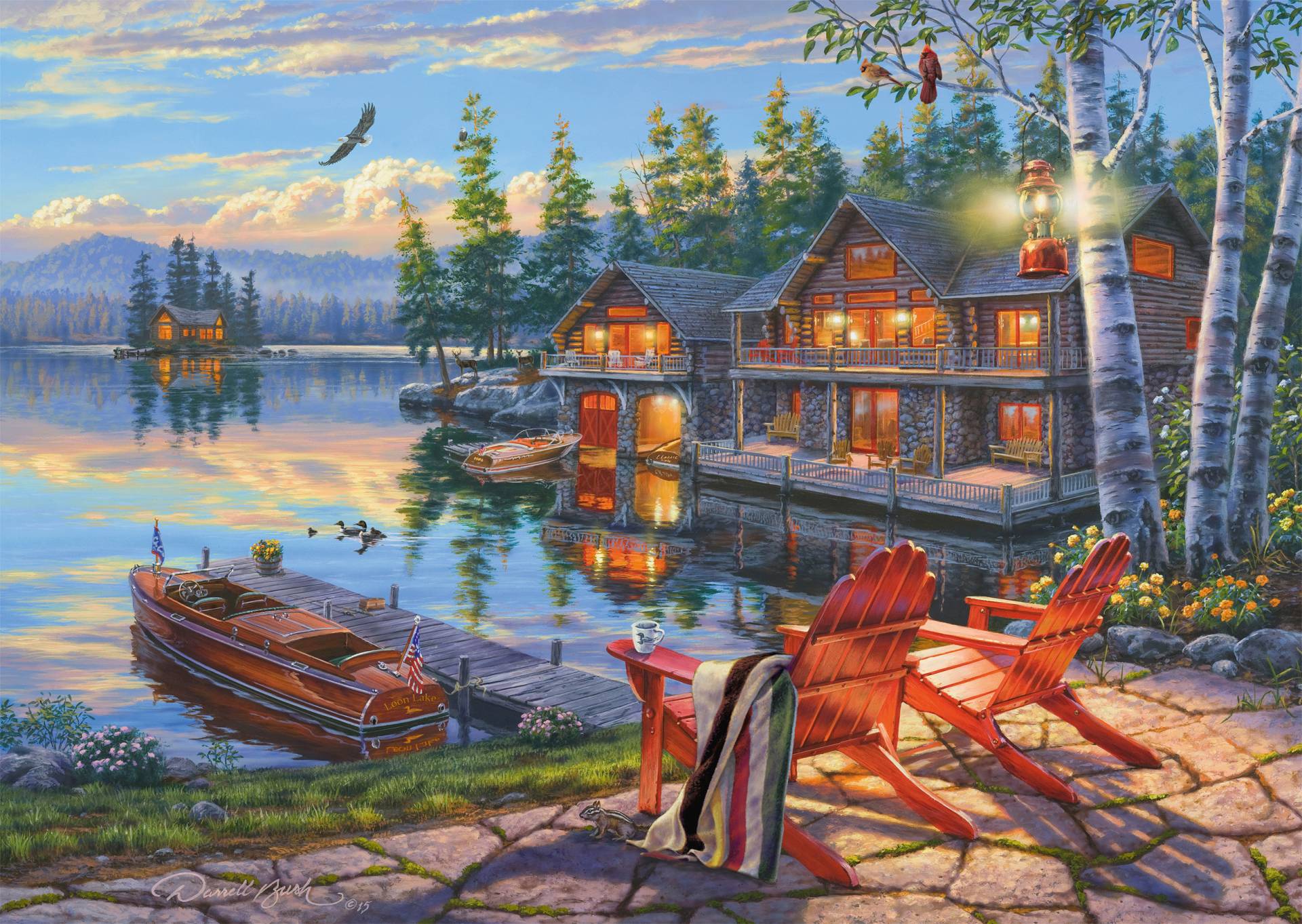 Schmidt Spiele Seeufer am Loon Lake, New York 1000 Teile Puzzle Schmidt-Spiele-58530 Schmidt Spiele Seeufer am Loon Lake, New York 1000 Teile Puzzle Schmidt-Spiele-58530 von Schmidt Spiele