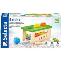 Schmidt Spiele - Selecta - Battino, Klopfbank, 22 cm von Schmidt Spiele