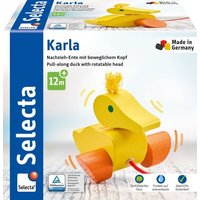 Schmidt Spiele - Selecta - Karla, Nachzieh-Ente, 10 cm von Schmidt Spiele