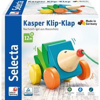 Schmidt Spiele - Selecta - Kasper Klip-Klap, Nachzieh-Igel, 16 cm von Schmidt Spiele