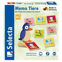 Schmidt Spiele - Selecta - Memo Tiere, 24 Teile von Schmidt Spiele