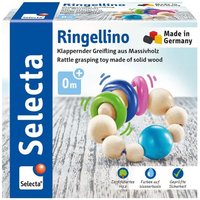Schmidt Spiele - Selecta - Ringellino, klappernder Greifling, 8,5 cm von Schmidt Spiele
