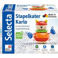 Schmidt Spiele - Selecta - Stapelkater Karlo, 10 cm von Schmidt Spiele