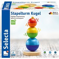 Selecta 62002 - Stapelturm Kugel, Holz, 16 cm von Schmidt Spiele