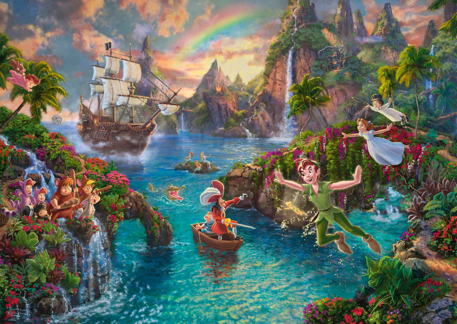 Schmidt Spiele Thomas Kinkade, Disney - Peter Pan 1000 Teile Puzzle Schmidt-Spiele-59635 Schmidt Spiele Thomas Kinkade, Disney - Peter Pan 1000 Teile Puzzle Schmidt-Spiele-59635 von Schmidt Spiele