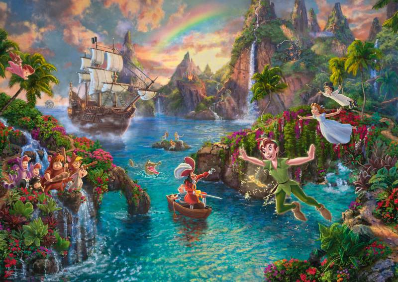 Schmidt Spiele Thomas Kinkade, Disney - Peter Pan 1000 Teile Puzzle Schmidt-Spiele-59635 Schmidt Spiele Thomas Kinkade, Disney - Peter Pan 1000 Teile Puzzle Schmidt-Spiele-59635 von Schmidt Spiele