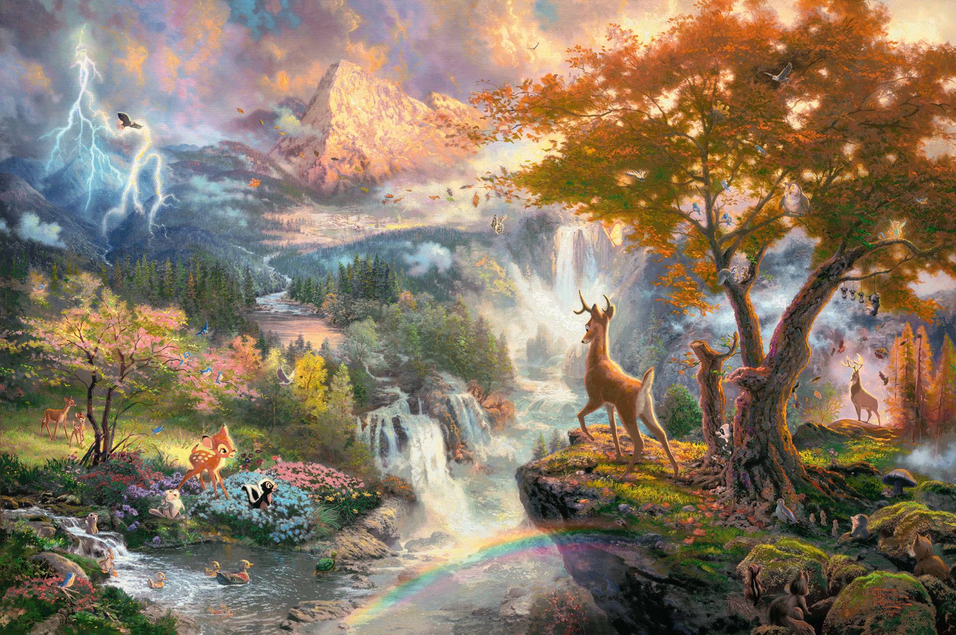 Schmidt Spiele Thomas Kinkade - Disney - Bambi 1000 Teile Puzzle Schmidt-Spiele-59486 Schmidt Spiele Thomas Kinkade - Disney - Bambi 1000 Teile Puzzle Schmidt-Spiele-59486 von Schmidt Spiele