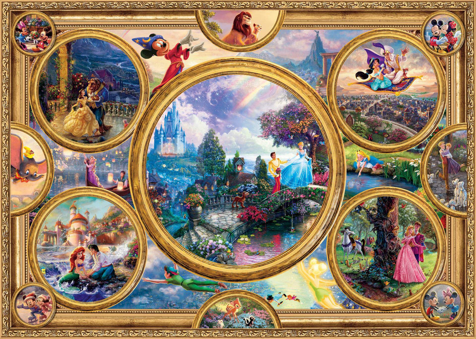Schmidt Spiele Thomas Kinkade - Disney Dreams Collection 2000 Teile Puzzle Schmidt-Spiele-59607 Schmidt Spiele Thomas Kinkade - Disney Dreams Collection 2000 Teile Puzzle Schmidt-Spiele-59607 von Schmidt Spiele