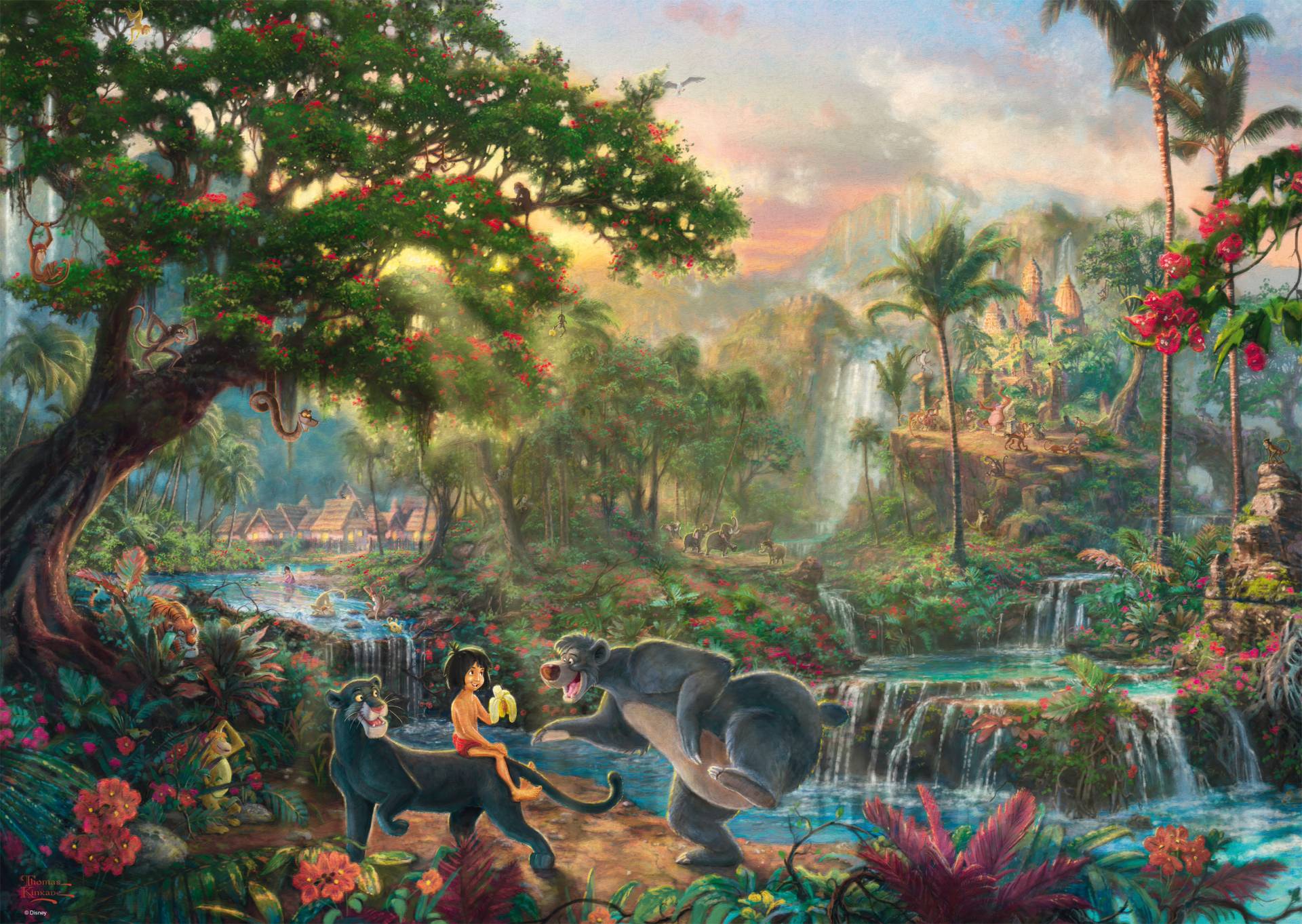 Schmidt Spiele Thomas Kinkade - Disney - Dschungelbuch 1000 Teile Puzzle Schmidt-Spiele-59473 Schmidt Spiele Thomas Kinkade - Disney - Dschungelbuch 1000 Teile Puzzle Schmidt-Spiele-59473 von Schmidt Spiele