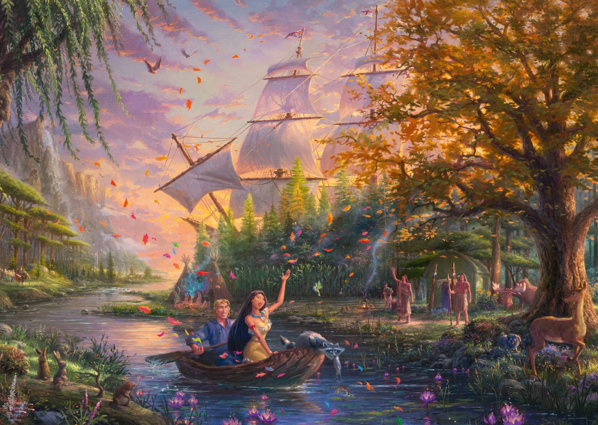 Schmidt Spiele Thomas Kinkade - Disney - Pocahontas 1000 Teile Puzzle Schmidt-Spiele-59688 Schmidt Spiele Thomas Kinkade - Disney - Pocahontas 1000 Teile Puzzle Schmidt-Spiele-59688 von Schmidt Spiele