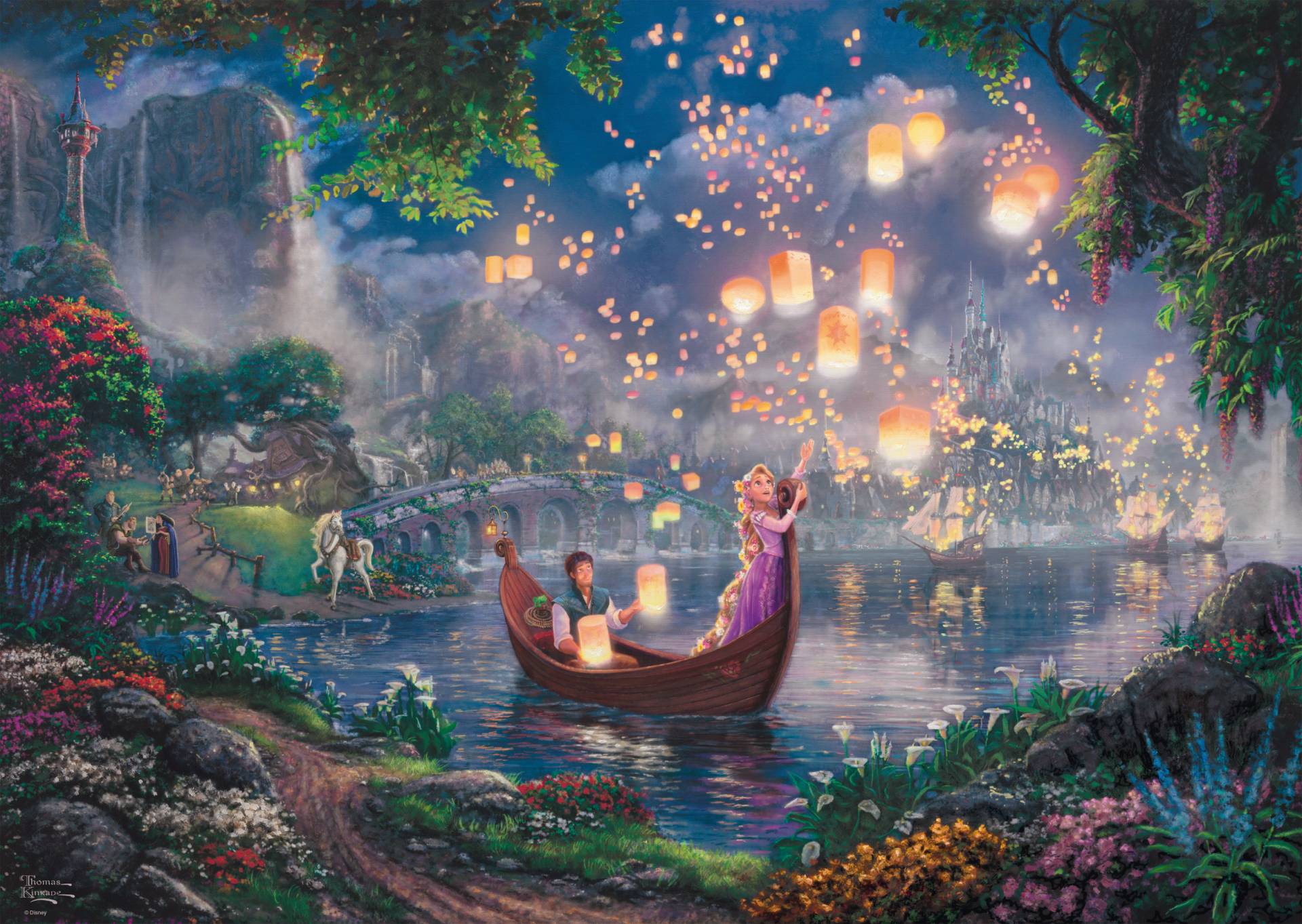 Schmidt Spiele Thomas Kinkade - Disney - Rapunzel 1000 Teile Puzzle Schmidt-Spiele-59480 Schmidt Spiele Thomas Kinkade - Disney - Rapunzel 1000 Teile Puzzle Schmidt-Spiele-59480 von Schmidt Spiele
