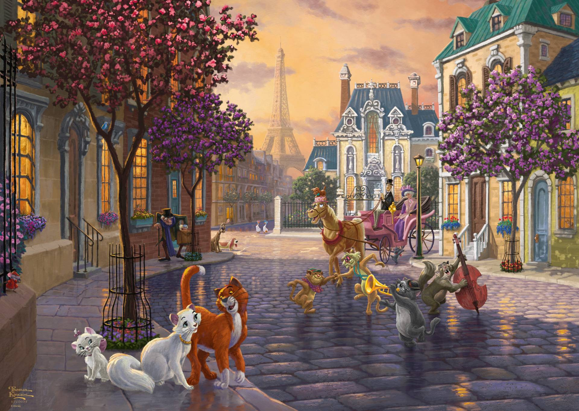 Schmidt Spiele Thomas Kinkade - Disney - The Aristocats 1000 Teile Puzzle Schmidt-Spiele-59690 Schmidt Spiele Thomas Kinkade - Disney - The Aristocats 1000 Teile Puzzle Schmidt-Spiele-59690 von Schmidt Spiele