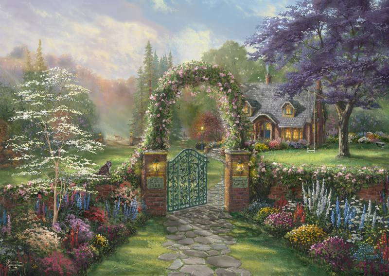 Schmidt Spiele Thomas Kinkade - Kolibri-Hütte 1000 Teile Puzzle Schmidt-Spiele-59940 Schmidt Spiele Thomas Kinkade - Kolibri-Hütte 1000 Teile Puzzle Schmidt-Spiele-59940 von Schmidt Spiele