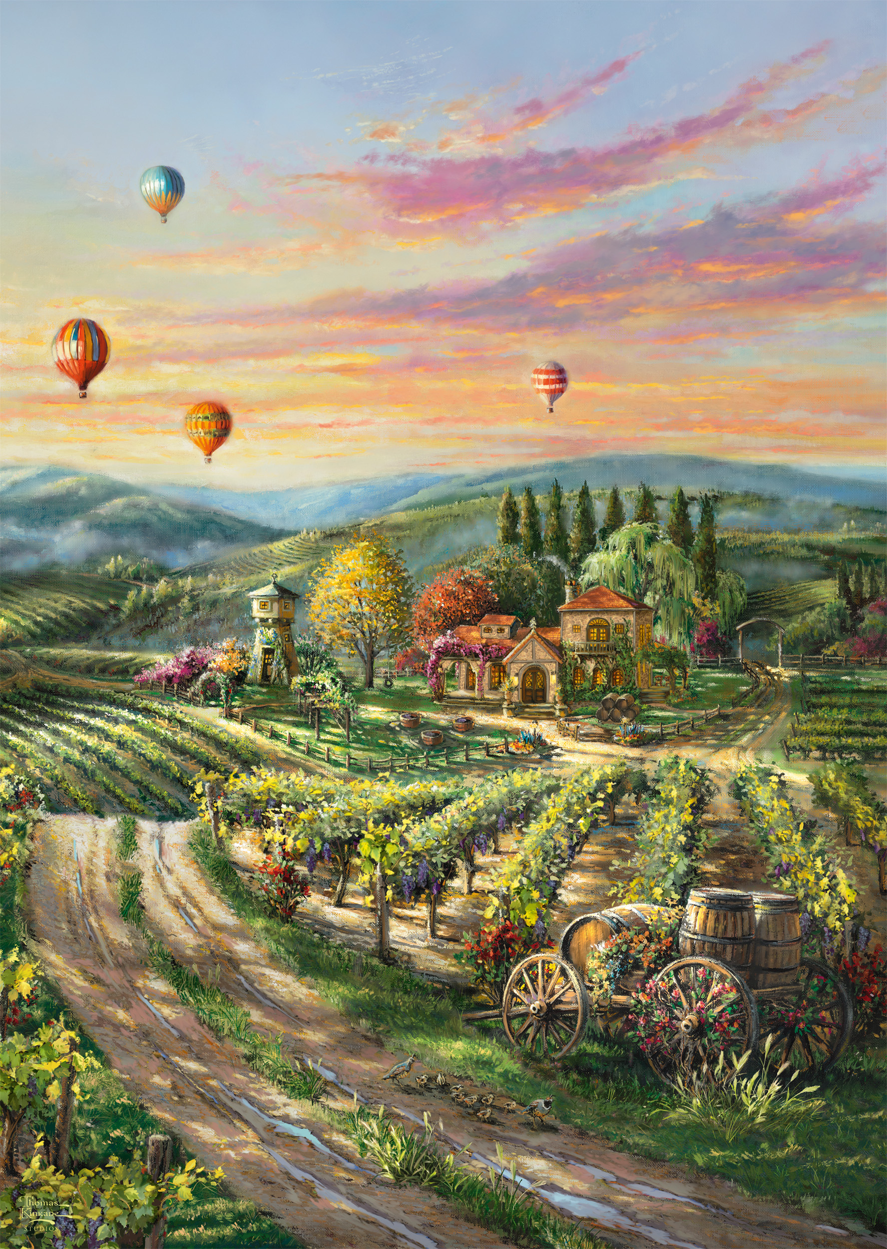 Schmidt Spiele Thomas Kinkade - Peaceful Valley Vineyard 1000 Teile Puzzle Schmidt-Spiele-57366 Schmidt Spiele Thomas Kinkade - Peaceful Valley Vineyard 1000 Teile Puzzle Schmidt-Spiele-57366 von Schmidt Spiele