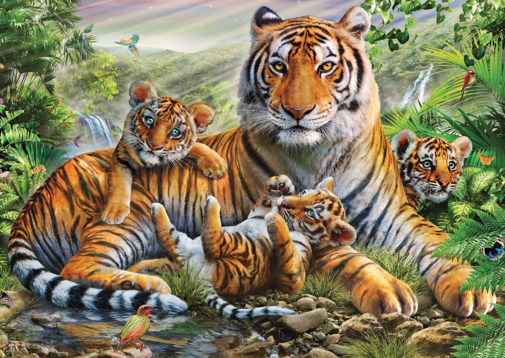 Schmidt Spiele Tiger und Welpen 1000 Teile Puzzle Schmidt-Spiele-58986 Schmidt Spiele Tiger und Welpen 1000 Teile Puzzle Schmidt-Spiele-58986 von Schmidt Spiele