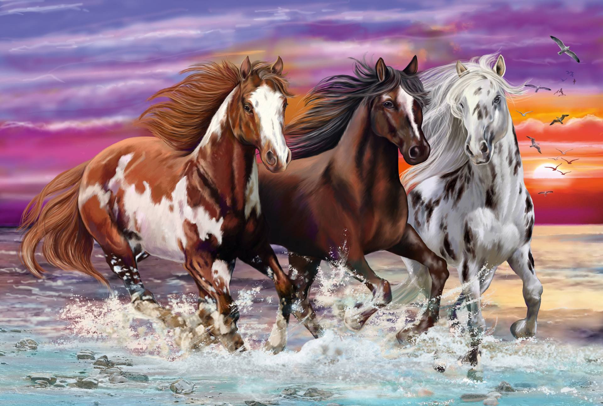 Schmidt Spiele Wildes Pferde-Trio 200 Teile Puzzle Schmidt-Spiele-56356 Schmidt Spiele Wildes Pferde-Trio 200 Teile Puzzle Schmidt-Spiele-56356 von Schmidt Spiele