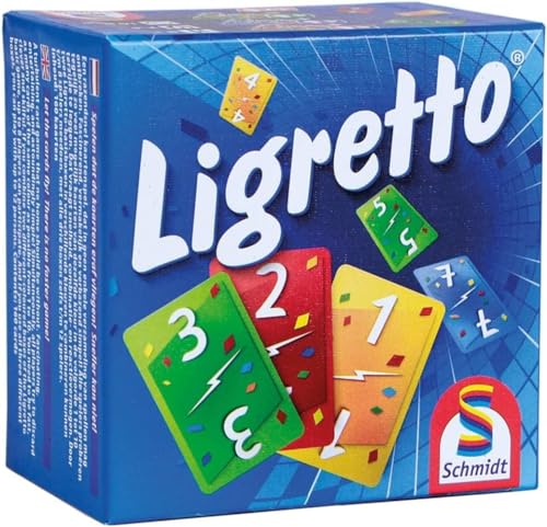 Schmidt Ligretto-Kartenspiel, Blaue Edition von Schmidt Spiele
