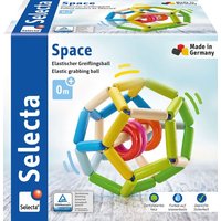 Selecta 61008 - Greifling, Space, Elastischer Greiflingsball, Holz, 11,5 cm von Schmidt Spiele