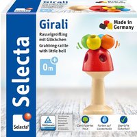 Selecta 61027 - Greifling, Girali, Rassel mit Glöckchen, 10 cm von Schmidt Spiele