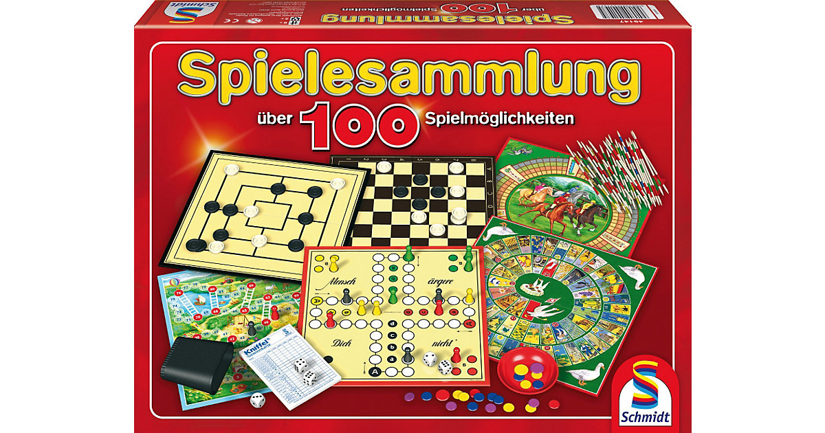Spielesammlung - 100 Spielmöglichkeiten von Schmidt Spiele