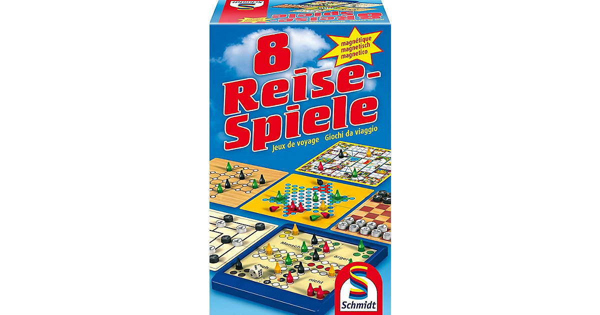Spielesammlung 8 Reise-Spiele, magnetisch Spielesammlung 8 Reise-Spiele, magnetisch von Schmidt Spiele
